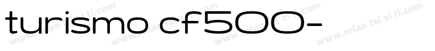 turismo cf500字体转换